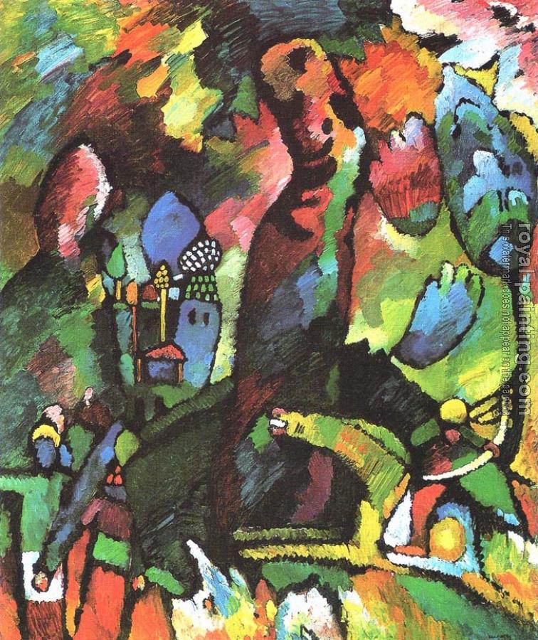Wassily Kandinsky : Cuadro con arqueros